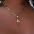 18k Vermeil Crucifix Pendant - The GLD Shop