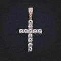 18k Vermeil Diamond Cross - The GLD Shop