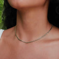 18k Vermeil Micro Cuban in Yellow Gold - The GLD Shop