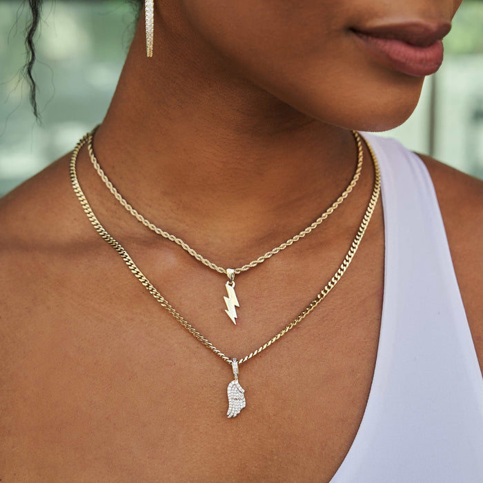 2 Chains + 2 Pendants - Yellow Gold