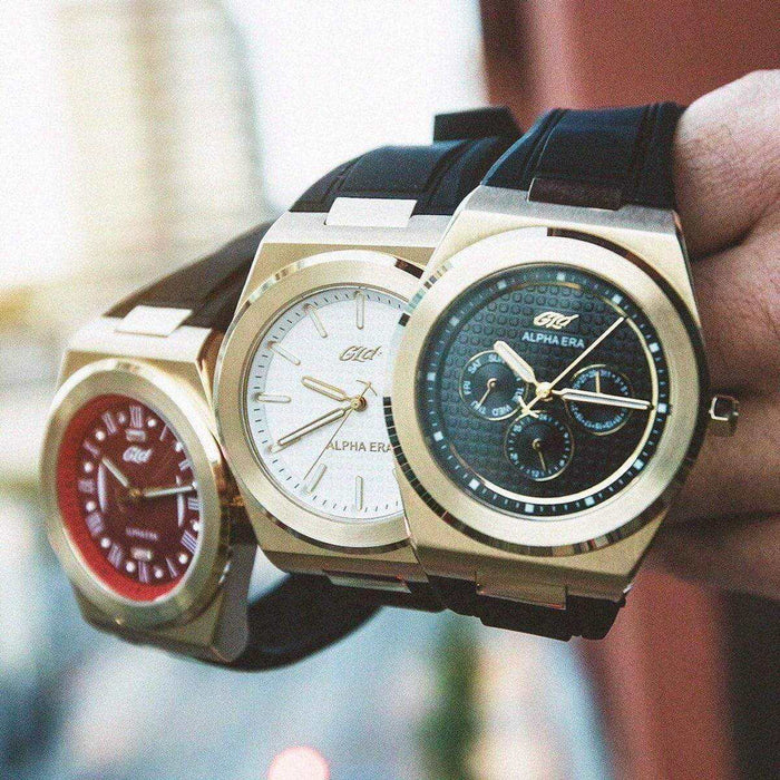 Alpha Era Gold w/ Rubber Strap - The GLD Shop