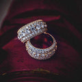 5 Layer Diamond Band Ring - The GLD Shop