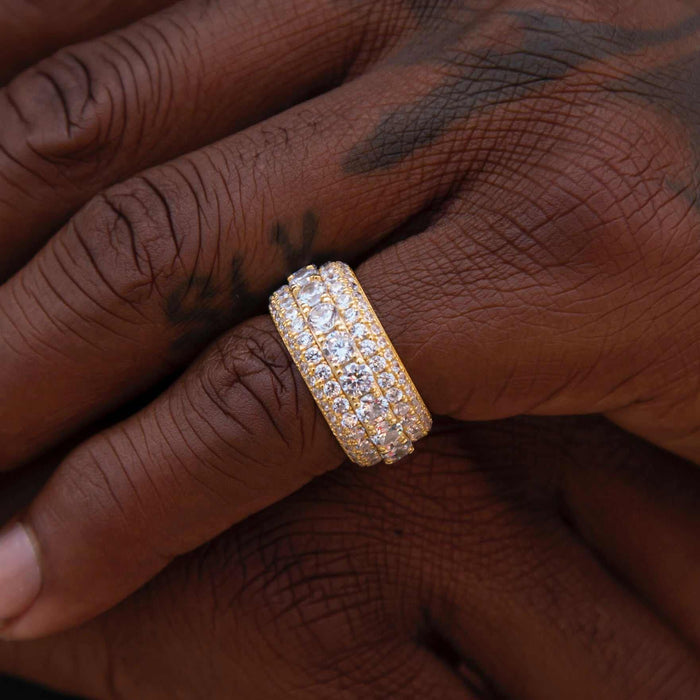 5 Layer Diamond Band Ring - The GLD Shop