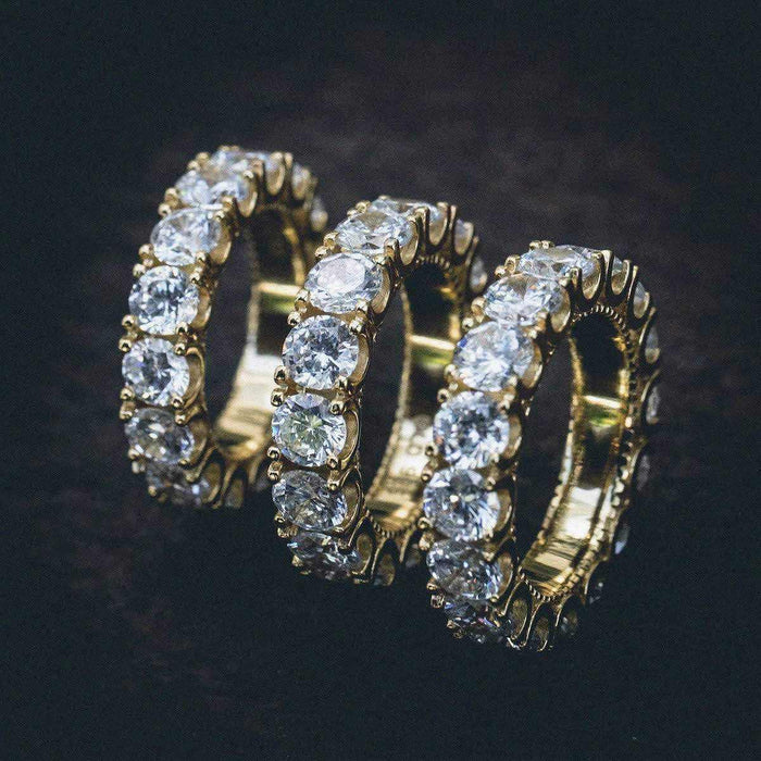 5mm Single Layer Diamond Band Ring - The GLD Shop