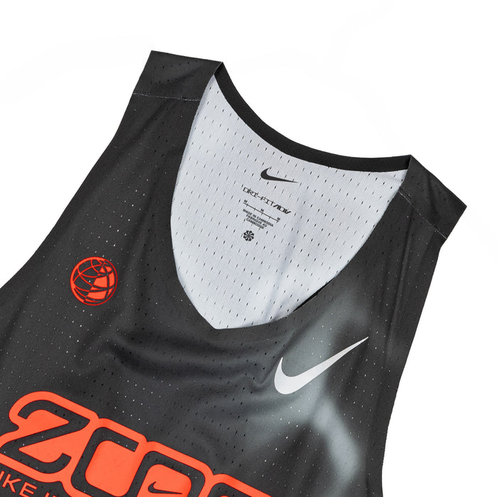 Nike AeroSwift Dri-FIT ADV-Running Singlet (Black / Dark Smoke Grey / Bright Crimson)