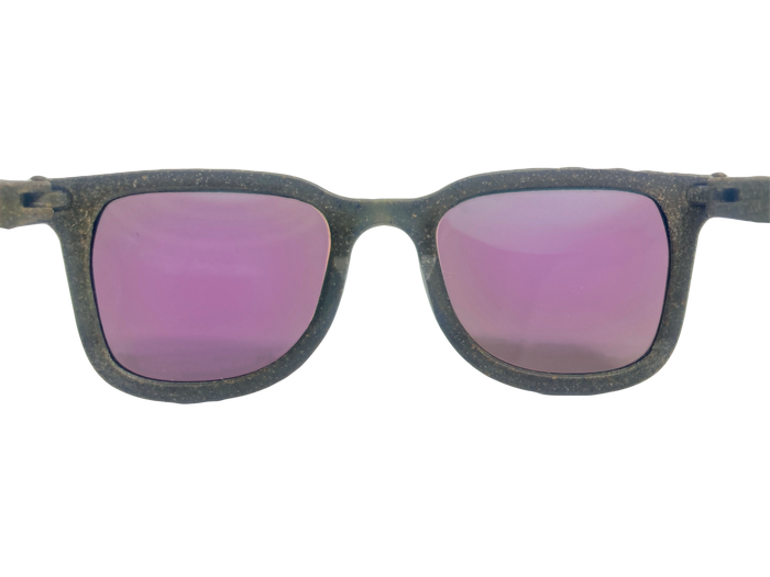 Aether X hemp sunglasses, lens detail