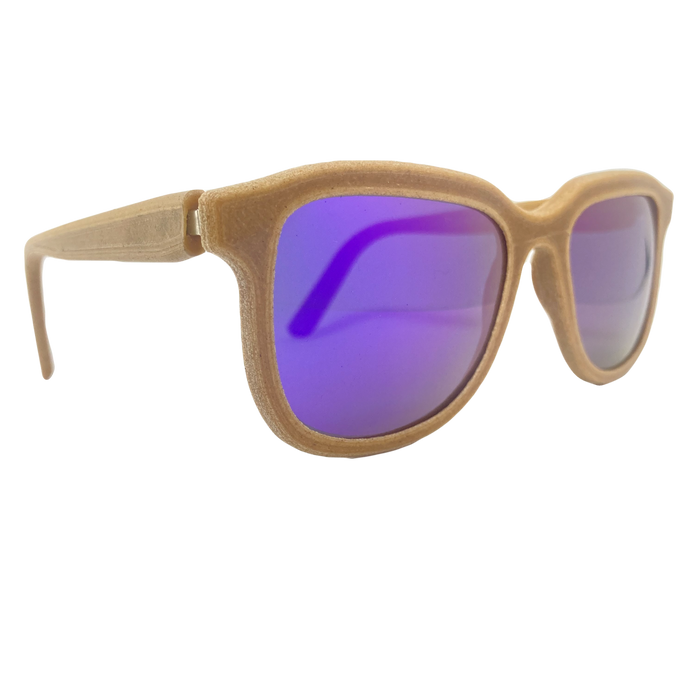 Apollo hemp eyewear, lens detail