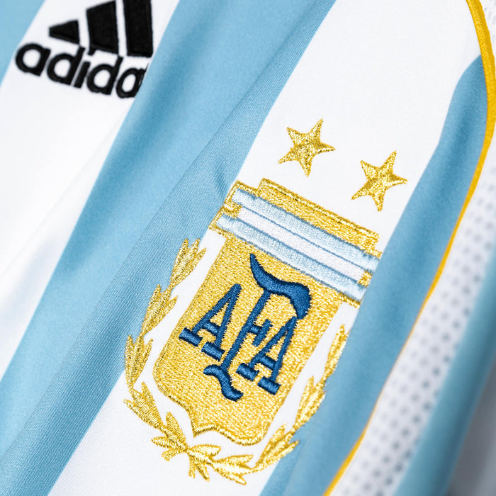 Adidas Argentina Home Jersey 2006 Messi (White)