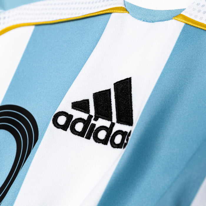 Adidas Argentina Home Jersey 2006 Messi (White)