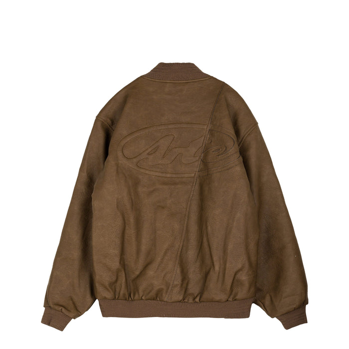 Arte Antwerp Leather Varsity Jacket