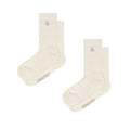 Asphaltgold	2-Pack Stack Logo Socks (Off White / Beige)