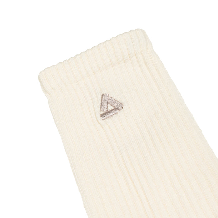 Asphaltgold	2-Pack Stack Logo Socks (Off White / Beige)