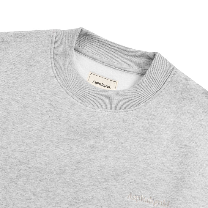 Asphaltgold Essential Crewneck (Heather Grey)