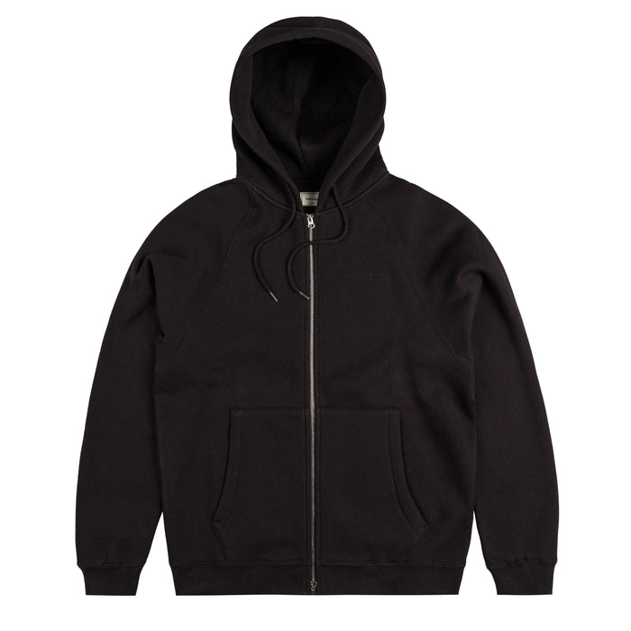 Asphaltgold Essential Zip Hoodie (Black)