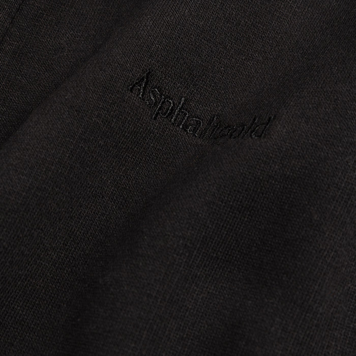 Asphaltgold Essential Zip Hoodie (Black)