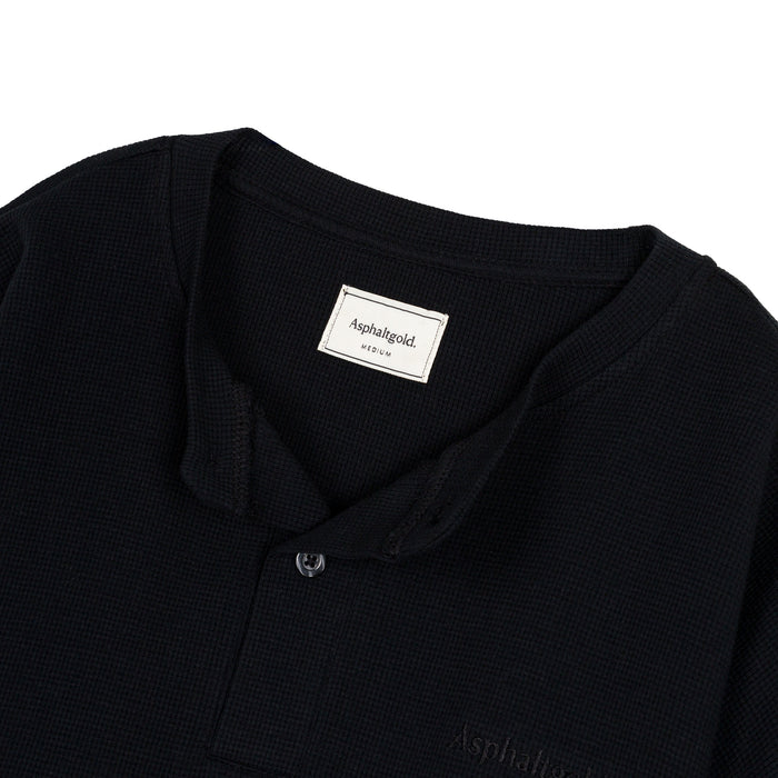 Asphaltgold	Henley Shirt (Black)