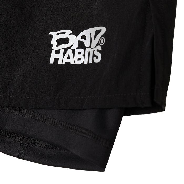 Bad Habits Running Shorts Reflective