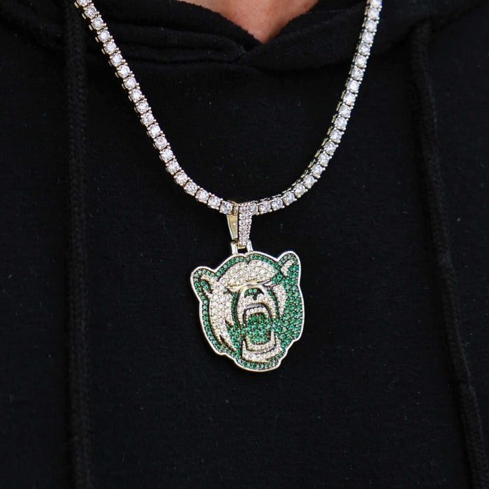 Baylor Bears Pendant - Yellow Gold - The GLD Shop