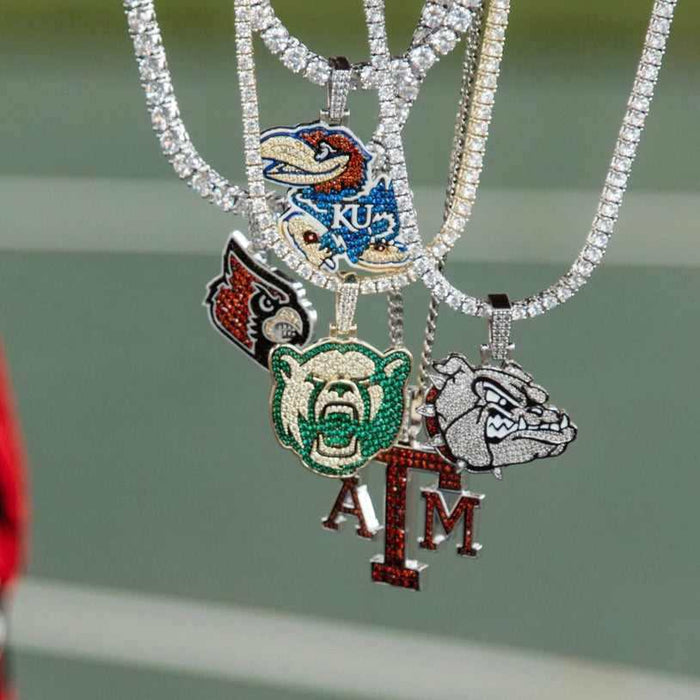 Baylor Bears Pendant - Yellow Gold - The GLD Shop