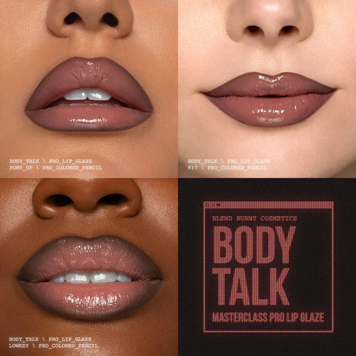 Body Talk Lip Glaze - Blend Bunny Cosmetics