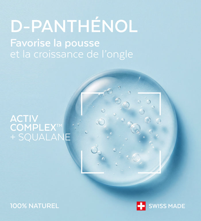 Texture du sérum D-panthénol Poderm Activ Complex et squalane 100% naturel