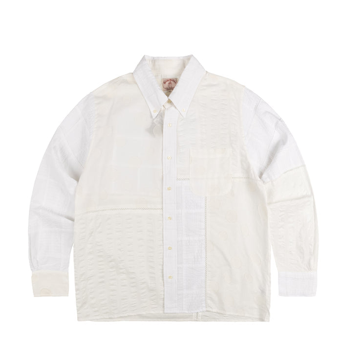 Brain Dead x Brooks Brothers Patchwork Oxford Button Up
