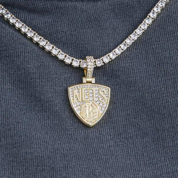 Brooklyn Nets Micro Pendant - The GLD Shop