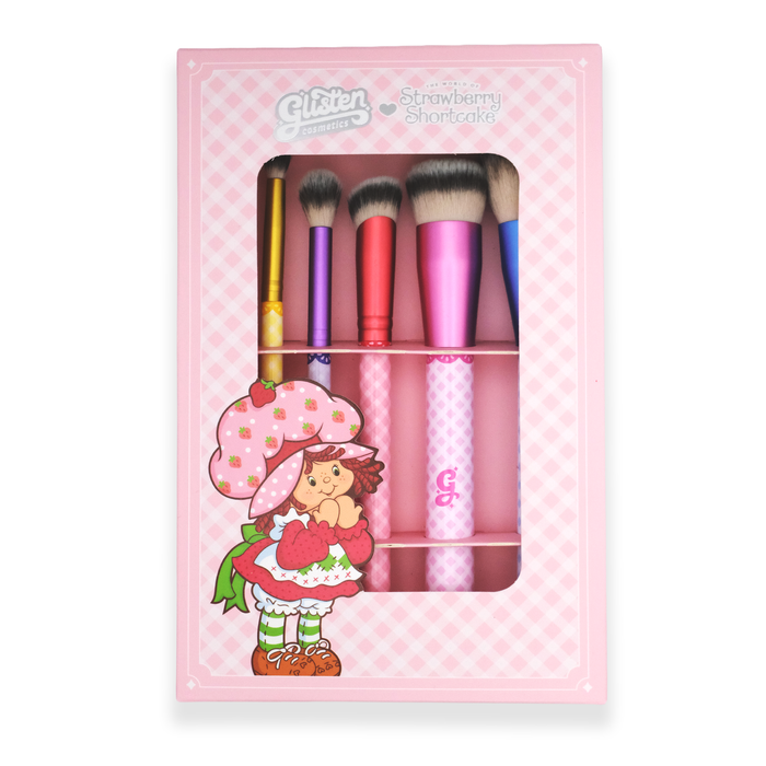 Brush Set - Strawberry Shortcake X Glisten Cosmetics
