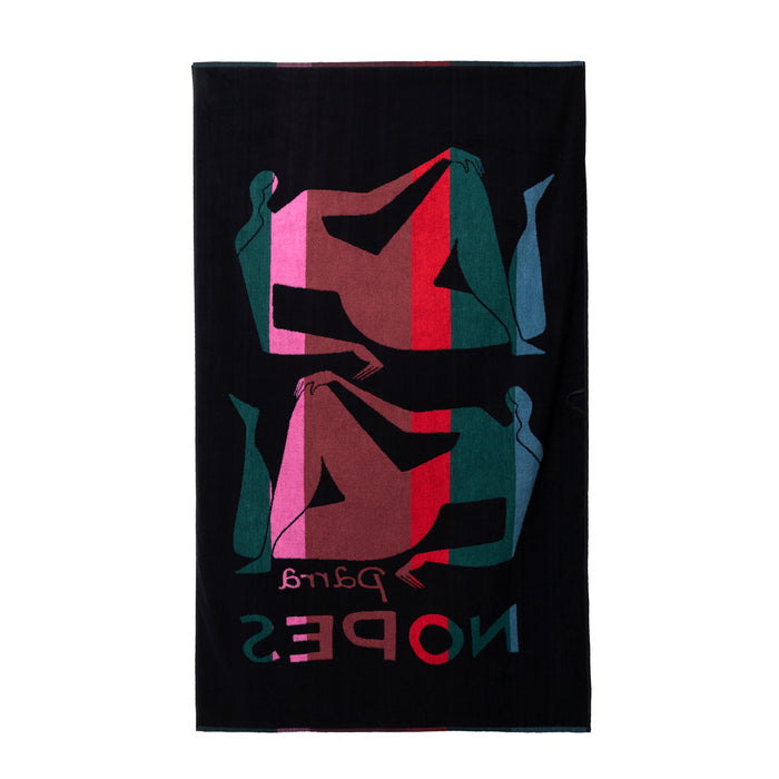 By Parra Nope Und Nopes Beach Towel