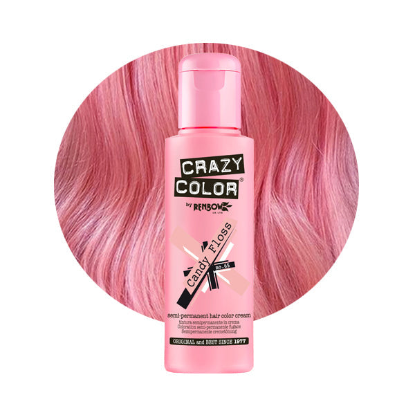 Candy Floss (Delicate Pink) - Semi-Permanent Hair Dye - Crazy Color