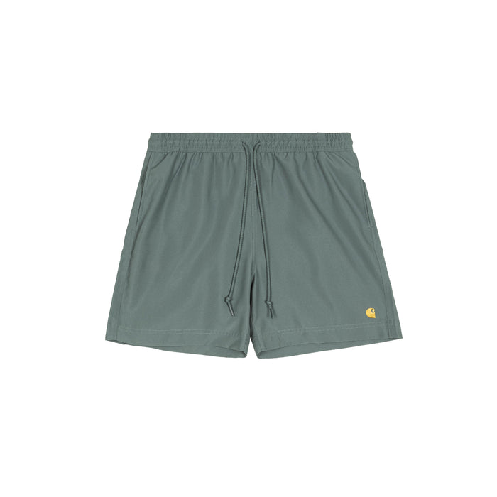 Carhartt WIP Chase Swim Trunks (Velvet Green / Gold)