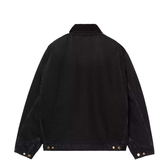 Carhartt WIP OG Detroit Jacket (Black / Black Stone Canvas)