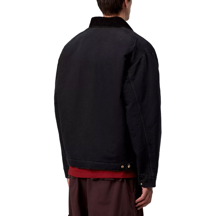 Carhartt WIP OG Detroit Jacket (Black / Black Stone Canvas)