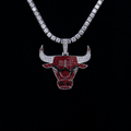 Chicago Bulls Official NBA Large Logo Pendant