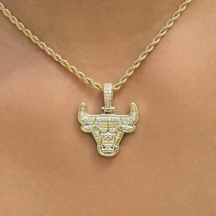 Chicago Bulls Micro Pendant - The GLD Shop