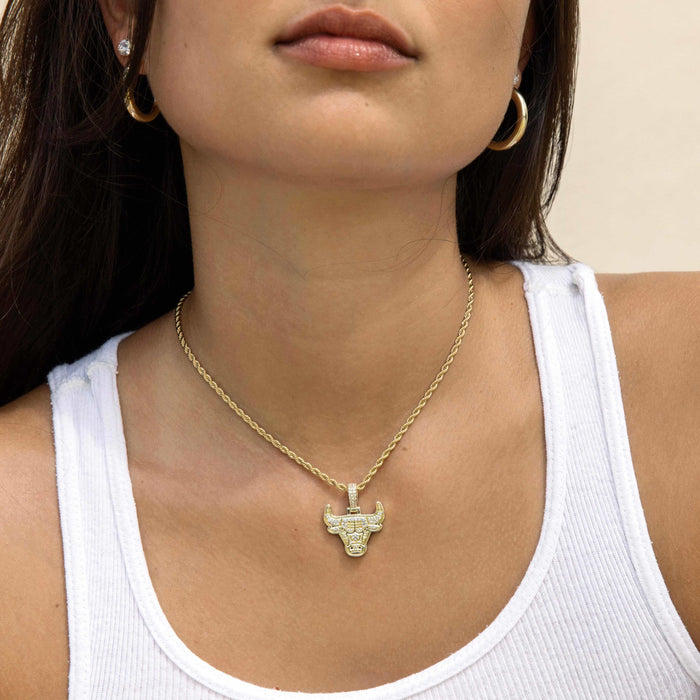 Chicago Bulls Micro Pendant - The GLD Shop