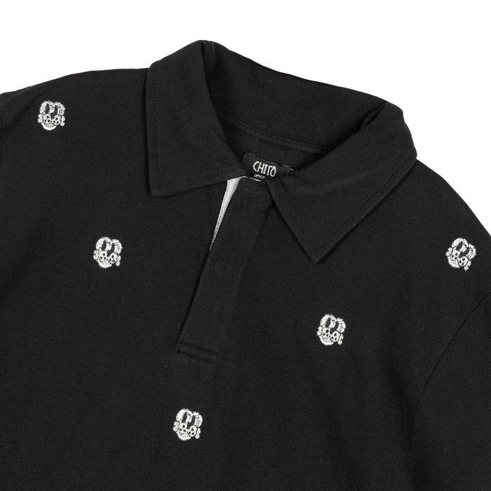 CHITO International Allover Finesse Embroidered Polo