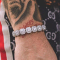 Clustered Tennis Bracelet in White Gold - The GLD Shop