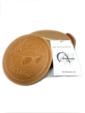 Hemp bioplastic coasters, pack of 8