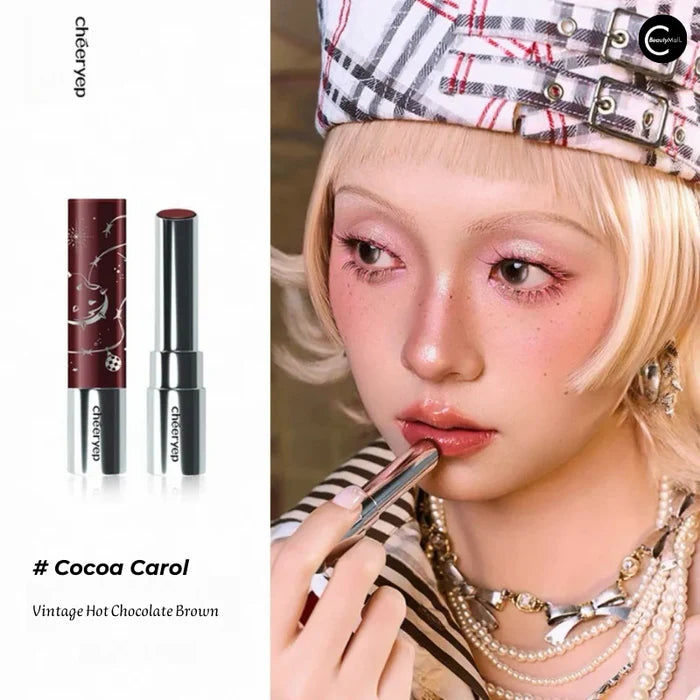 Cocoa Carol Crystal Glossy Rouge - Lip Gloss - Cheeryep