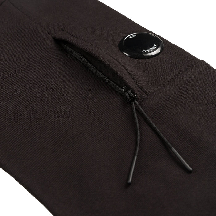 C.P. Company	Diagonal Raised Fleece Crew Neck Lens Sweatshirt (Black)