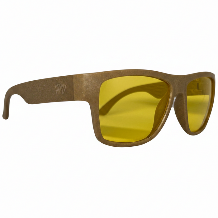 Demeter hemp sunglasses, side profile