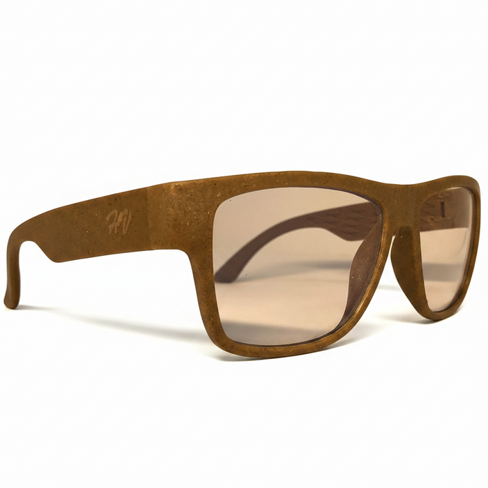 Demeter hemp sunglasses, frame detail