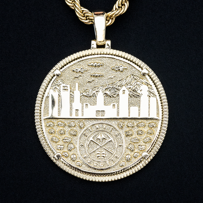 Denver Nuggets Official NBA Coin Pendant