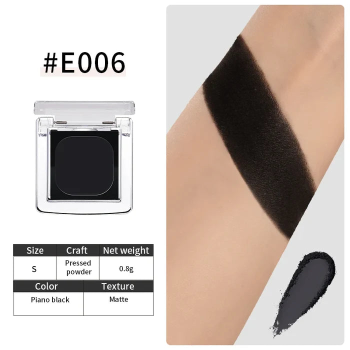 E006 (Piano Black) - Single Eyeshadow - Cheeryep