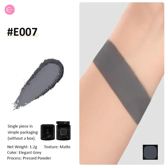 E007 (Elegant Grey) - Single Eyeshadow - Cheeryep