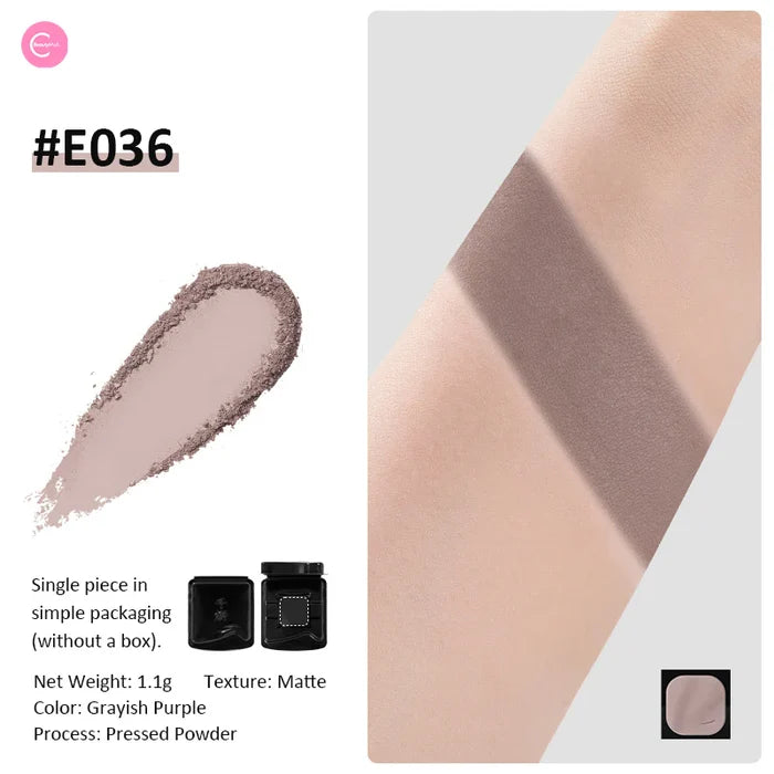 E036 (Greyish Purple) - Single Eyeshadow - Cheeryep