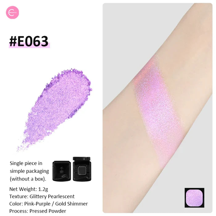 E063 (Pink/Purple Shimmer) - Single Eyeshadow - Cheeryep