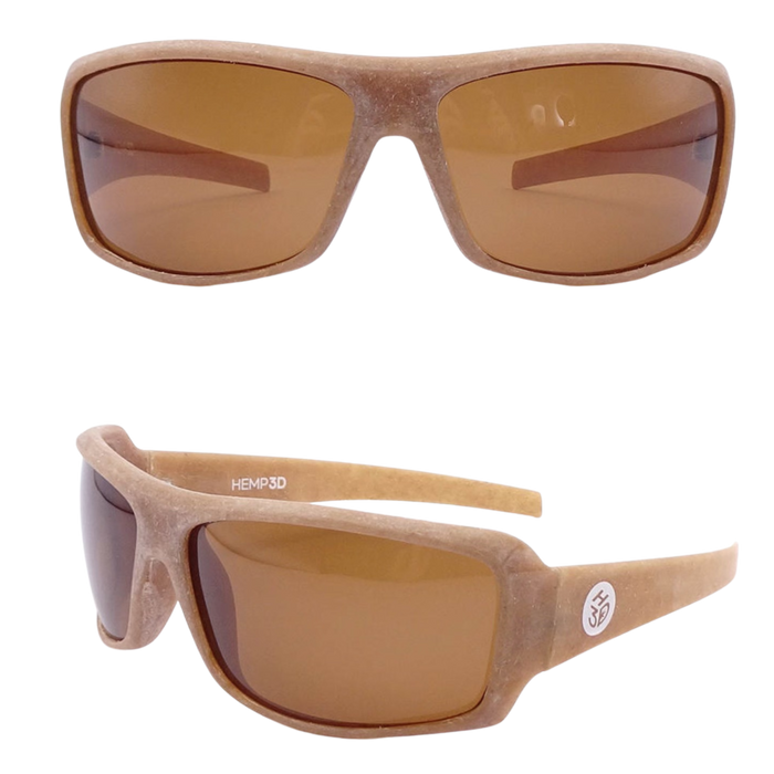EpicSun hemp sunglasses, side profile