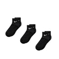 Nike	Everyday Cushioned Ankle Socks 3 Pack (Black / White)